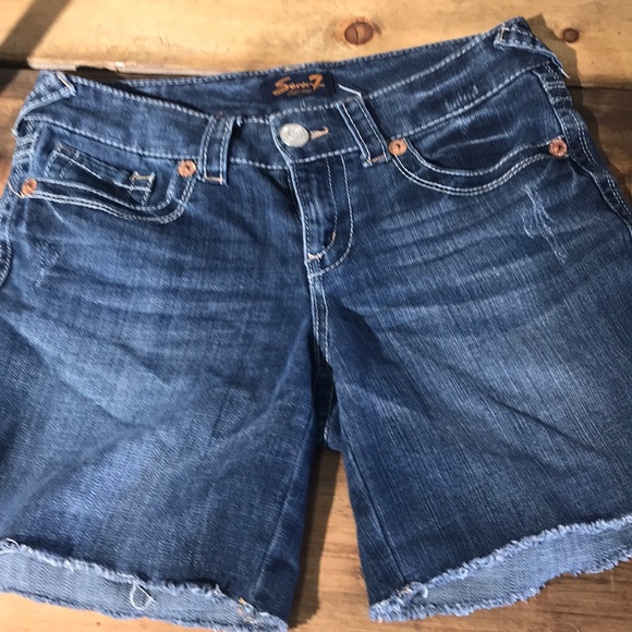seven jean shorts